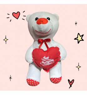 Peluş Ayı Beyaz(40cm)