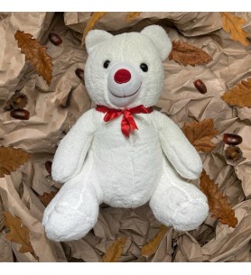 Peluş Ayı Beyaz(55 cm)