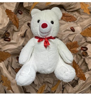 Peluş Ayı Beyaz(55 cm)