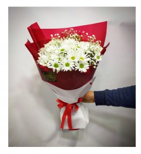 Papatya(kasımpatı) Buketi Dolgun